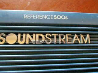 Vintage Soundstream 500S Car Amplifier Classic Old School 500 watts 2 channel 2