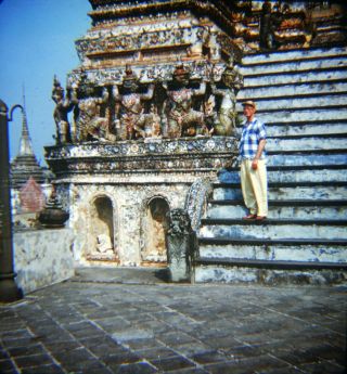 37 Vtg 1959 3D Stereo Realist Slide Photo Bangkok Thailand Siam Temple Markets 4