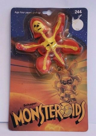 Rare Vintage Nos 1984 Schaper Monsteroids 244 Toy