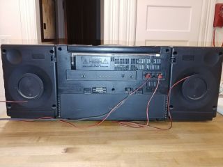 Vintage Sony CFD - 765 AM/FM Boombox Cassette Radio CD Tape Mega Bass AC/DC 6
