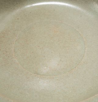Chinese Antique/Vintage Celadon Glazed Dish In Wood Box 6