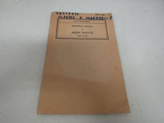 Wwii Us Army 1 - 240 Rare Technical & Arctic Id 