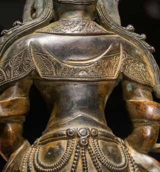Chinese Tibetan Antique Bronze Buddha 10