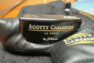 Titleist Scotty Cameron La Costa Putter 1/500 First Run W/cover Rare Nip