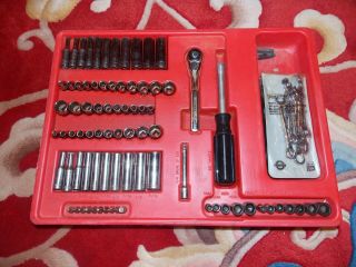 Vintage Craftsman USA 250 Piece Tool Set in 4 - Drawer Tool Box Complete 6