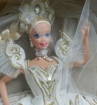 Barbie Empress Bride By Bob Mackie Box Doll Wedding Dress 1992 2