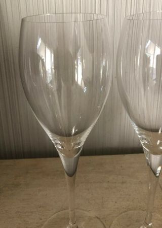 Vintage Antique Baccarat Crystal ST REMY Set of 6 Water Goblet Wine Glasses 9” A 7