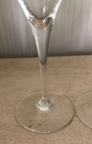 Vintage Antique Baccarat Crystal ST REMY Set of 6 Water Goblet Wine Glasses 9” A 8