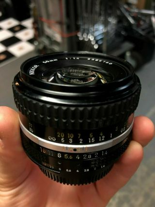 Nikon Nikkor 50mm F/1.  4 Af Lens (vintage) F - Mount