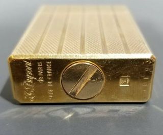 VINTAGE ST DUPONT LIGHTER DE PARIS MADE IN FRANCE - - A4DF93 6