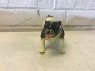 Vtg English Bulldog Figurine Standing Morten 