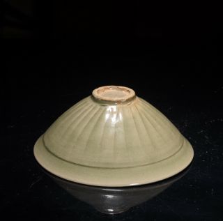 Chinese Antique/Vintage Celadon Glazed Porcelain Teacup 3