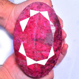 9296 Cts Certified Moghul Carved Natural Rare Museum Size Ruby Top Red Gemstone