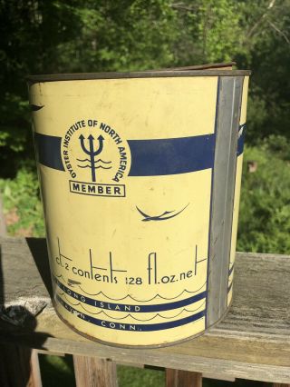 Vintage Rowe’s Oysters Tin Can 2