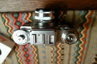 RARE Contax IIIa Color Dial w/ 50mm f1.  5 1.  5 Sonnar Zeiss Flawless Glass 5