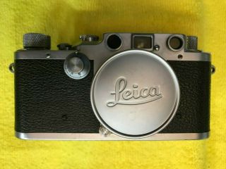 Vintage Leica IIIc 35mm Rangefinder Camera No.  415855 Summitar 5cm 1:2 Lens 5