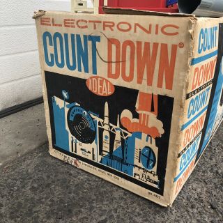 Vintage Ideal Electronic Countdown - Rare c.  1960’s - Box - 5