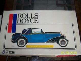 Vintage Pocher/tyco 1932 Rolls Royce Phantom Ii 1:8 Scale Model Kit