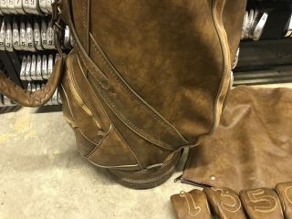 RARE Vintage WALTER HAGEN Brown Leather 9 