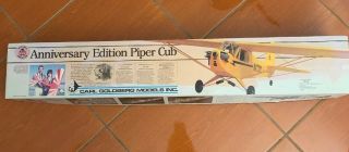 Vintage Balsa Wood Kit,  Carl Goldberg Anniversary Edition Piper Cub R/c