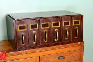Industrial Vertical Drawer File Cabinet Desk Top Vintage Decor 33 " X 19 " X 14 "