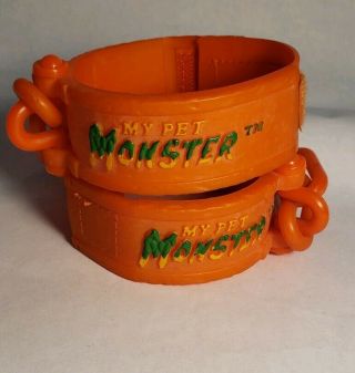 Vintage 1986 My Pet Monster Hand Cuffs Shackles Handcuffs