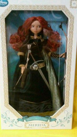 Disney Store Brave Merida Doll 17 " Limited Edition To 7000 / Rare
