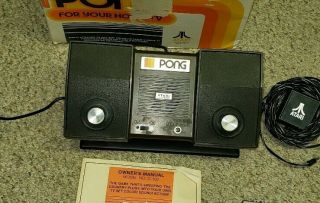 Atari Pong C - 100 Video Game System Vintage 3