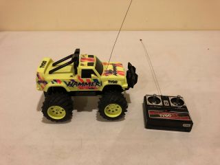 Tyco Mini Hammer Vintage R/c Truck With Remote And