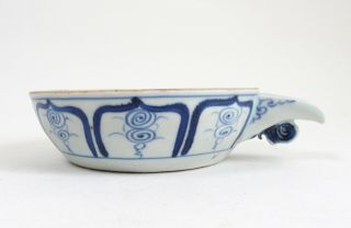 Fine antique Chinese blue and white porcelain bowl c.  1900 3