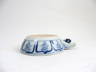 Fine antique Chinese blue and white porcelain bowl c.  1900 5