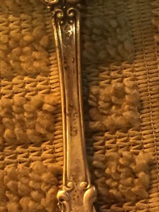 Antique Sterling Silver Spoons & Butter Knife 7
