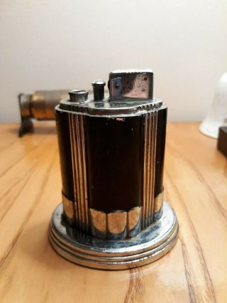 Vintage Antique Art Deco 1930s Era Ronson Touch Tip Table Lighter