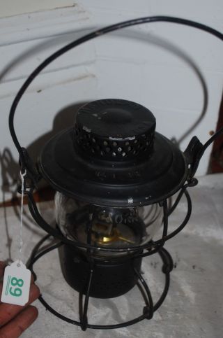 Vintage Baltimore & Ohio B&O Railroad Lantern Handlan St Louis 2