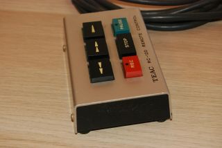 Vintage TEAC RC - 120 Remote Control for Reel To Reel 7