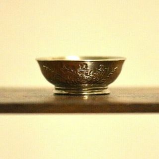 Miniature Sterling Silver Bowl Dollhouse 1:12 Artist Eugene Kupjack