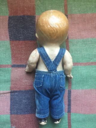 Vintage Buddy Lee Doll Composition Advertising Workwear Overalls 5