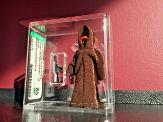 Vintage Star Wars.  AFA 85.  Green Stitch Jawa variant.  Very rare to acquire 10