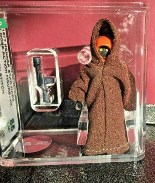 Vintage Star Wars.  AFA 85.  Green Stitch Jawa variant.  Very rare to acquire 12