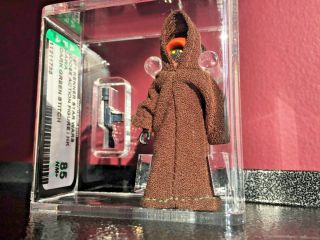 Vintage Star Wars.  AFA 85.  Green Stitch Jawa variant.  Very rare to acquire 2