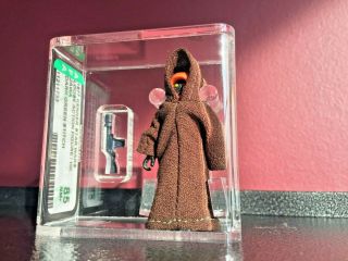 Vintage Star Wars.  AFA 85.  Green Stitch Jawa variant.  Very rare to acquire 6