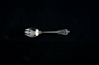 Wallace Grande Baroque Sterling Silver Ice Cream Fork - 5 1/2 " - No Mono