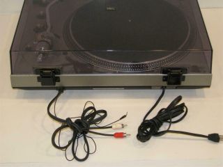 Vintage Technics SL - 1300 Direct Drive Turntable Exceptional w/ Cover 3