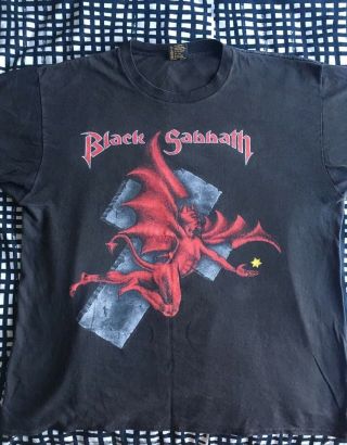 Vtg 1992 Black Sabbath Dio Dehumanizer Tour Shirt Ozzy Iommi Metal 1992 Us Tour
