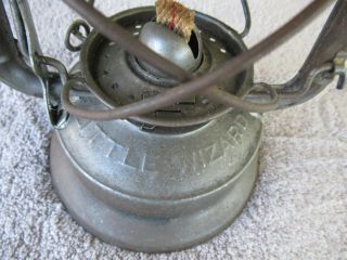 Antique Lantern DIETZ LITTLE WIZARD Vtg Primitive Kerosene Oil Barn Lamp,  1936 4