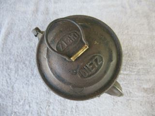 Antique Lantern DIETZ LITTLE WIZARD Vtg Primitive Kerosene Oil Barn Lamp,  1936 5