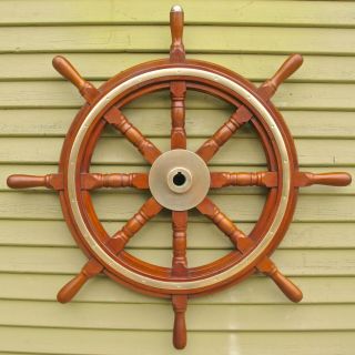 Vintage John Hastie & Co Authentic Ship Wheel 36 