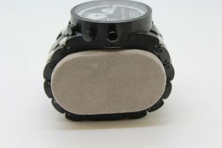 RARE PRE - OWNED ROCKWELL THE 50MM BLACK/WHITE CERAMIC WATCH 6