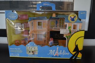 Rare Madeline La Petite Old House In Paris Deluxe Play Set