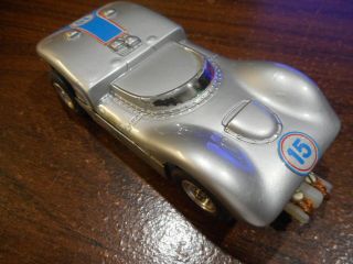 Vintage Amt 1/32 Scale Mckee Slot Car Silver W/ Instructions (see Pictures)